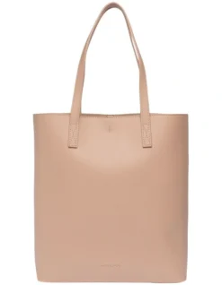 Donna Simple Taupe Tote Bag