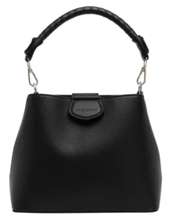 Amanda Black Mini Bucket Bag
