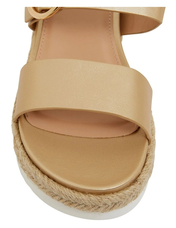 Warsaw Soft Gold Smooth Sandals 7 Warsaw Soft Gold Smooth Sandals - Image 7