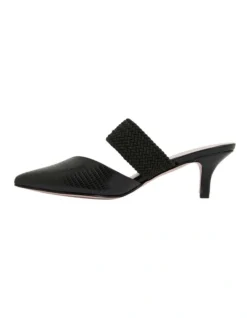 Vixen Black Print Heeled Shoes -Myer Clothing Shop 861430780 3 720x928