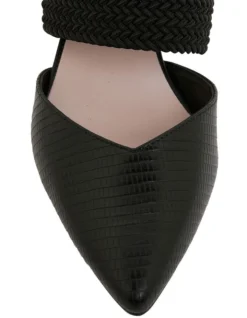 Vixen Black Print Heeled Shoes -Myer Clothing Shop 861430780 5 720x928