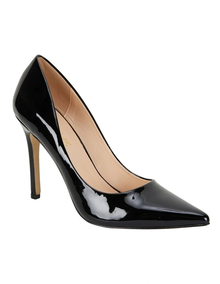 Harbour Heeled Shoes In Black Patent 2 Harbour Heeled Shoes In Black Patent - Image 2