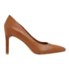 Octavia Heeled Shoes In Cognac Leather