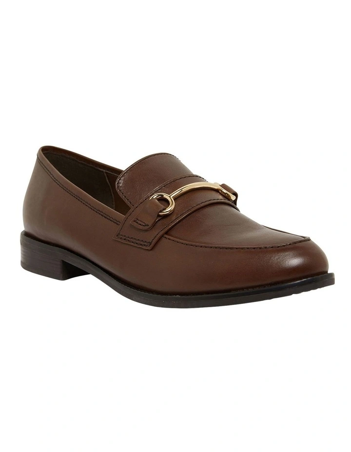 Paragon Flat Shoes In Brown Leather 2 Paragon Flat Shoes In Brown Leather - Image 2