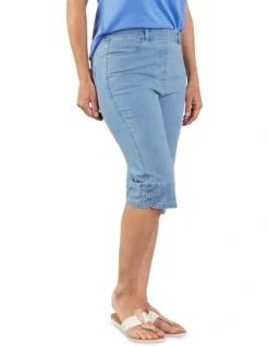Heritage Denim Clam Digger Pants Light Blue -Myer Clothing Shop 862662610 3 720x928