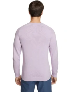 Oxford Ace Silk Blend Knit Lilac -Myer Clothing Shop 863060950 3 720x928