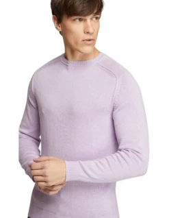 Oxford Ace Silk Blend Knit Lilac -Myer Clothing Shop 863060950 4 720x928