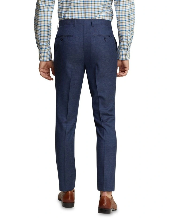 Oxford Byron Wool Suit Trousers Blue 3 Oxford Byron Wool Suit Trousers Blue - Image 3