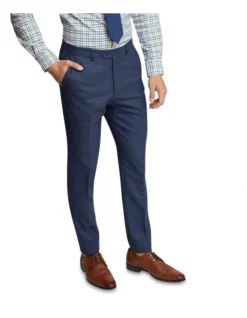 Oxford Byron Wool Suit Trousers Blue 9 Oxford Byron Wool Suit Trousers Blue -Myer Clothing Shop 863140780 4 720x928