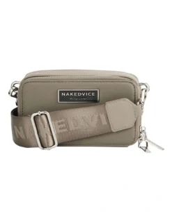 The Lexie Sage/Silver Crossbody Bag