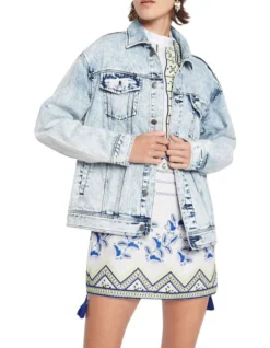 The Lucky Chance Relaxed Fit Jacket Indigo Acid Wash -Myer Clothing Shop 863672950 4 720x928