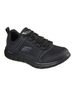 Skechers Track Knockhill Sneaker In Black
