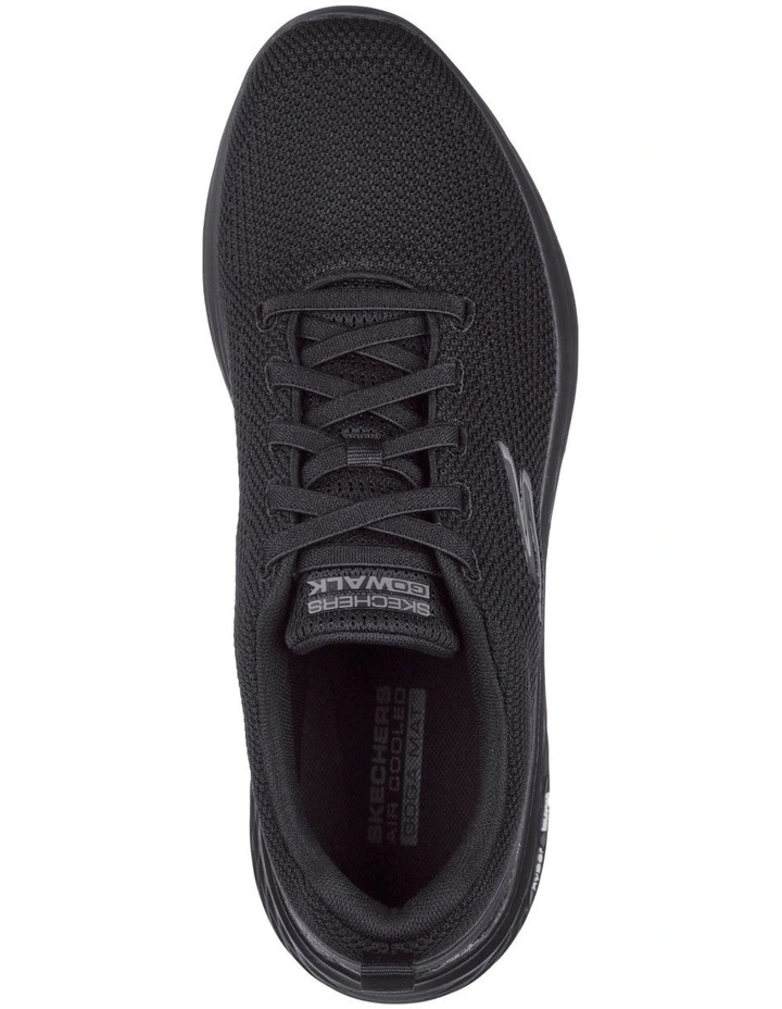 Skechers GO WALK HYPERBURST Black Shoes 2 Skechers GO WALK HYPERBURST Black Shoes - Image 2