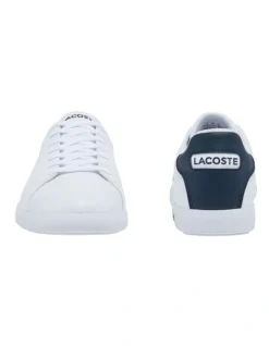 Lacoste Graduate BL21 Sneakers White/Navy -Myer Clothing Shop 865737010 5 720x928