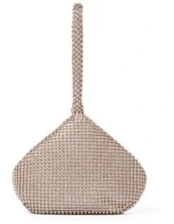 Forever New Lea Diamante Pouch In Gold