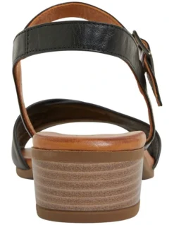 Maisy Sandals In Black Leather -Myer Clothing Shop 866858590 5 720x928
