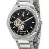 Maserati Stile Automatic 45mm Silver Watch R8823142002