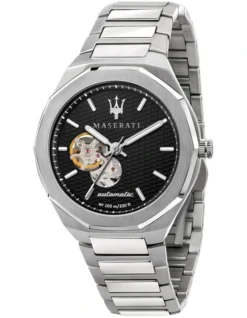 Maserati Stile Automatic 45mm Silver Watch R8823142002
