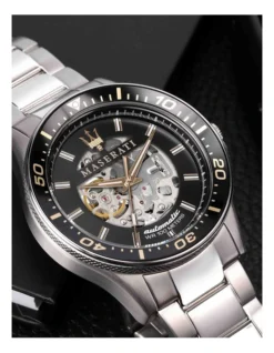Maserati Sfida Automatic Skeleton Silver Watch 10 Maserati Sfida Automatic Skeleton Silver Watch -Myer Clothing Shop 867174580 5 720x928