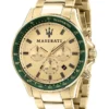 Maserati Sfida Chrono 44mm Gold Watch R8873640005