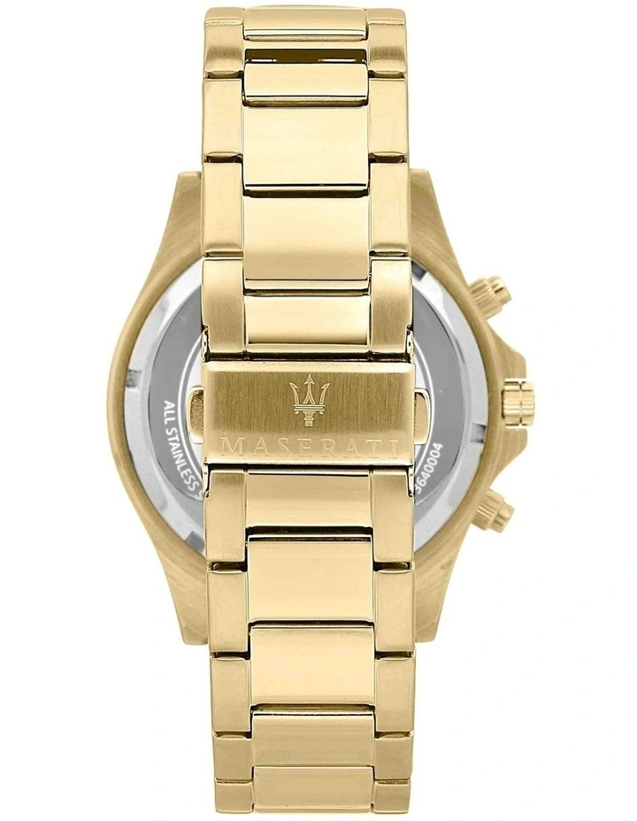 Maserati Sfida Chrono 44mm Gold Watch R8873640005 3 Maserati Sfida Chrono 44mm Gold Watch R8873640005 - Image 3
