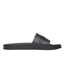 Ace Black Rubber Pool Slides In Black