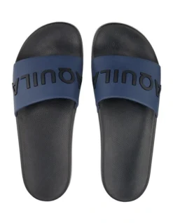 Ace Navy Rubber Pool Slides In Navy -Myer Clothing Shop 867200320 3 720x928