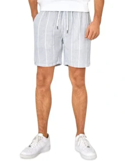 The Baja Marina Short Vintage Mint / White