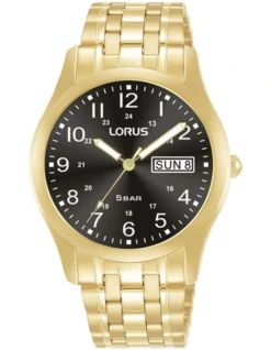 Lorus Gents Gold Dress Watch