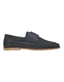 Rowan Navy Nubuck Casual Shoes