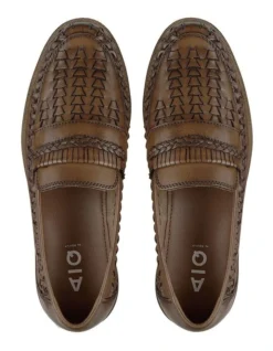 Trey Leather Slip On Shoes In Tan -Myer Clothing Shop 869276980 3 1 720x928