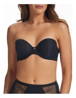 Elevate 4 Way Convertible Strapless Bra In Jet Black