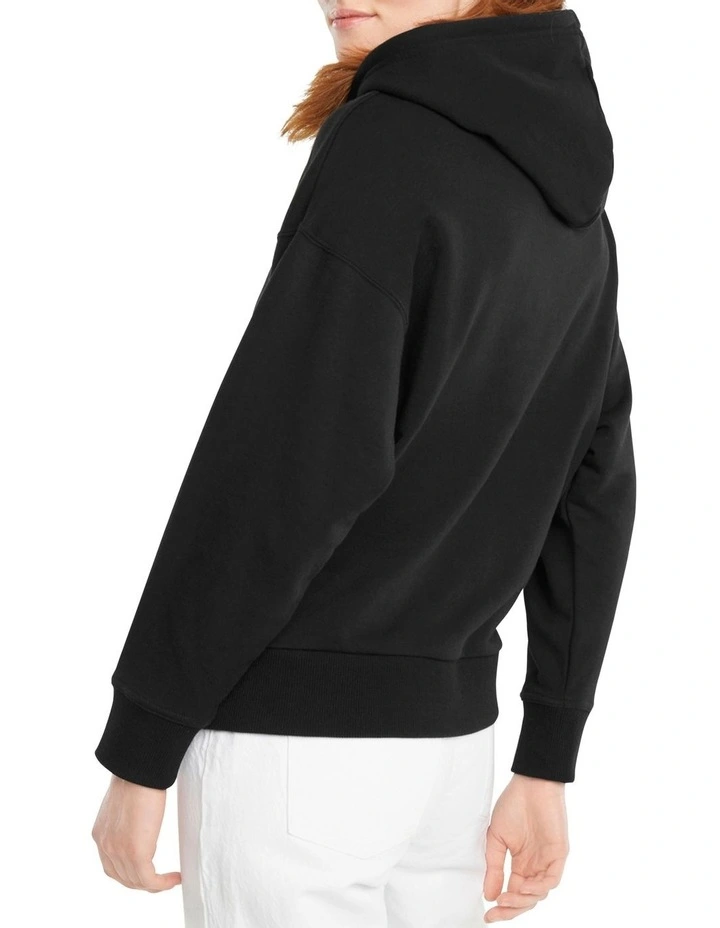 Puma Classics Logo Hoodie Black/Gold 2 Puma Classics Logo Hoodie Black/Gold - Image 2