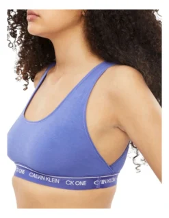 Calvin Klein CK One Cotton Bralette In Blue -Myer Clothing Shop 872779690 929611270 3 720x928
