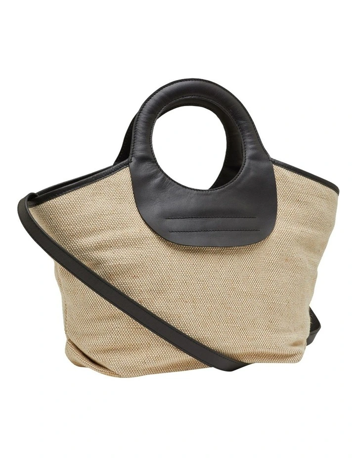 Oxford Emily Fabric & Leather Tote Bag 2 Oxford Emily Fabric & Leather Tote Bag - Image 2