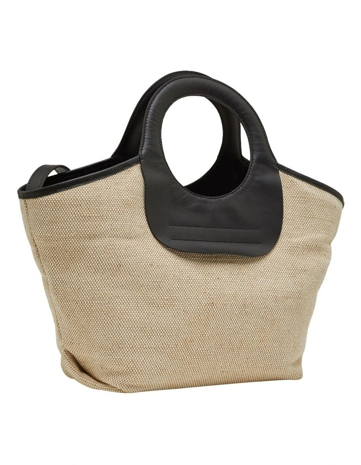 Oxford Emily Fabric & Leather Tote Bag 3 Oxford Emily Fabric & Leather Tote Bag - Image 3