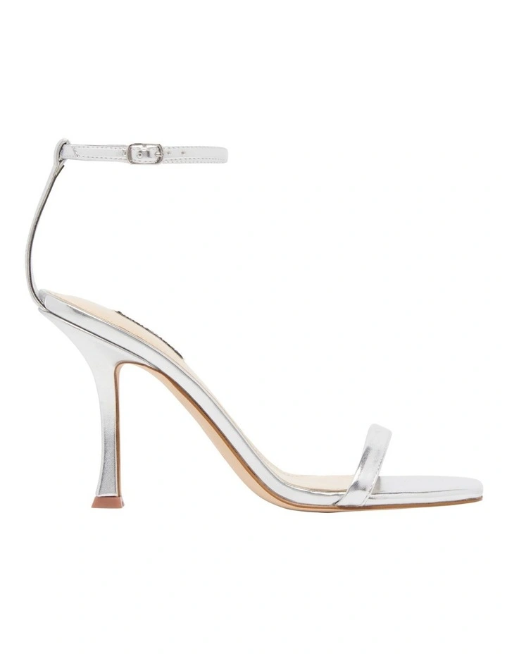 Nine West Yess Silver Heels 1 Nine West Yess Silver Heels
