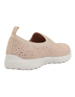Parlour Blush Diamante Sneakers -Myer Clothing Shop 877343770 4 720x928