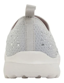 Parlour Light Grey Diamante Sneakers -Myer Clothing Shop 877343860 5 720x928