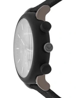 Emporio Armani Chronograph 46mm Black Watch AR11409 -Myer Clothing Shop 878336380 3 720x928