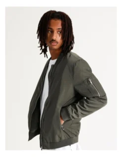 The Langy Bomber Jacket Khaki -Myer Clothing Shop 879894460 4 720x928