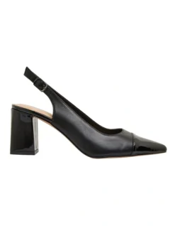 Kirsty Heeled Shoes In Black Patent / Leather
