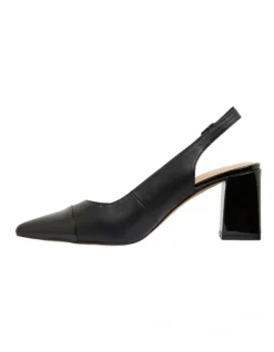 Kirsty Heeled Shoes In Black Patent / Leather -Myer Clothing Shop 880316560 3 720x928