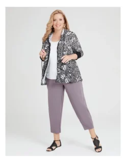 Linen Bamboo Lexi Crop Pant Ganache -Myer Clothing Shop 881258230 4 720x928