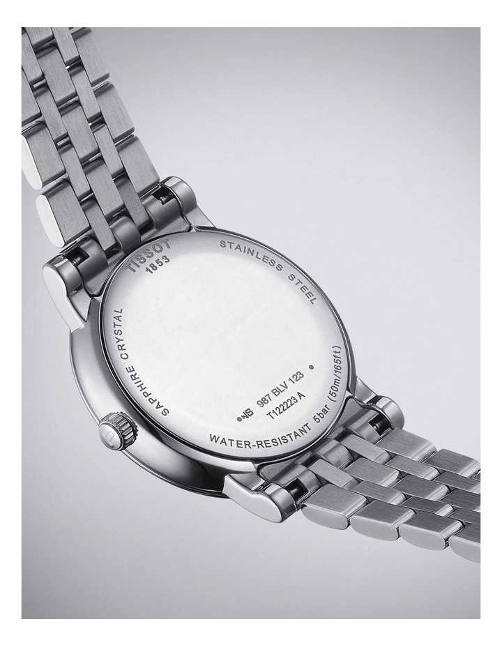 Tissot Carson Premium Lady Moonphase T1222231103300 Watch In Silver 6 Tissot Carson Premium Lady Moonphase T1222231103300 Watch In Silver - Image 6