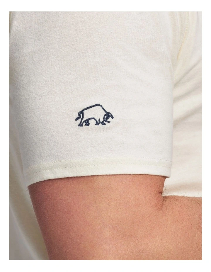 Bull Sketch T-Shirt Cream 4 Bull Sketch T-Shirt Cream - Image 4