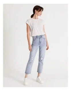 Billie Straight Jean Light Blue Ripped 11 Billie Straight Jean Light Blue Ripped -Myer Clothing Shop 883002430 5 720x928