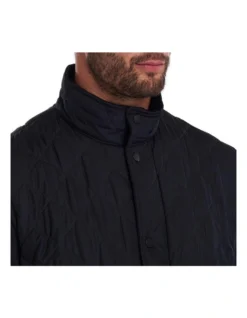 Henry Sartorial X Barbour Chelsea Sportsquilt Jacket Navy -Myer Clothing Shop 883056700 883011790 4 720x928