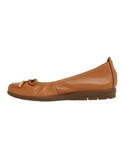Barton Flat Shoes In Tan Leather 9 Barton Flat Shoes In Tan Leather -Myer Clothing Shop 883345420 3 720x928