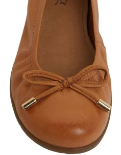 Barton Flat Shoes In Tan Leather 12 Barton Flat Shoes In Tan Leather -Myer Clothing Shop 883345420 6 720x928